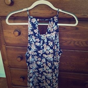 Light summer shirt with flower pattern